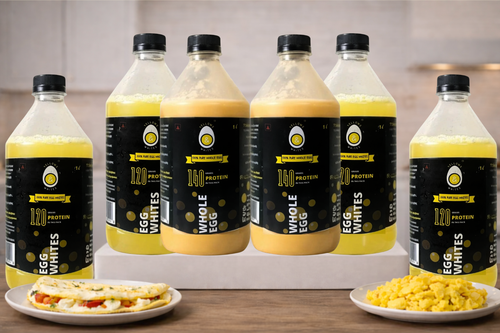 Liquid Egg Whites + Whole Eggs Combo (Pack of 6)